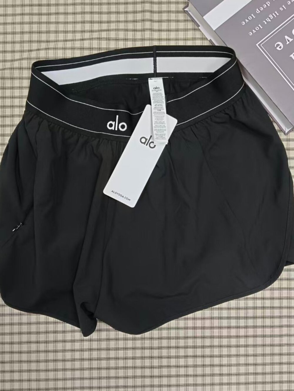 🕶ALO Yoga Match Point Short,Black High Waisted🖤Must-Have Brand new - Picture 4 of 8